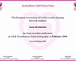 Врач отделения ультразвуковой диагностики Анна Кожурина получила международный сертификат по эхокардиографии